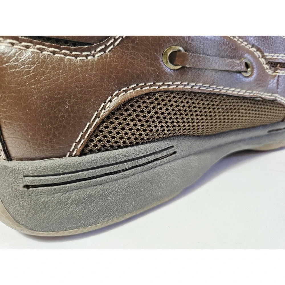 Dr Scholls 42J-D6 Men's Brown Comfort Leather Slip On Casual Loafer‎ Size 13 D